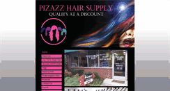 Desktop Screenshot of pizazzhairsupply.com